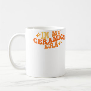 Caneca De Café Na Minha Era de Cerâmica Arte de Cerâmica Divertid
