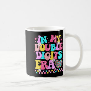 Caneca De Café Na Minha Era de Dígitos Duplos Retro 10 Anos de Id