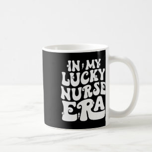 Caneca De Café Na Minha Era de Enfermeira Sortuda Dia de São Patr