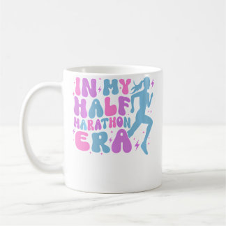 Caneca De Café Na Minha Era de Meia Maratona Groovy Divertido Cor