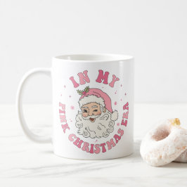 Caneca De Café Na Minha Era De Natal Rosa