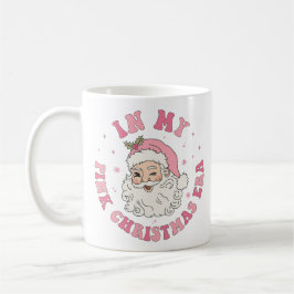 Caneca De Café Na Minha Era De Natal Rosa