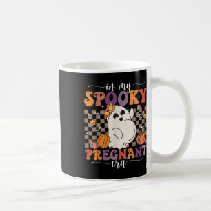 Caneca De Café Na Minha Era Infantil Ghost Halloween Grávida