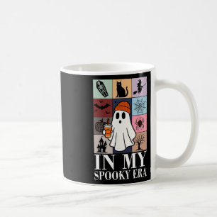 Caneca De Café Na Minha Era Louca Ghost Halloween Garota Bonita