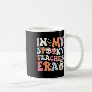 Caneca De Café Na Minha Professora Estranha Era Halloween Groovy