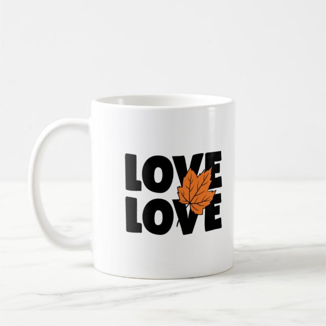 Caneca De Café Na moda Autumn Love (Esquerda)