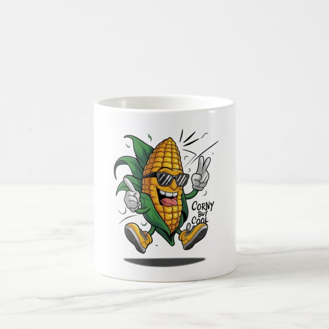 Caneca De Café "Na moda Corn Ear" (Centro)