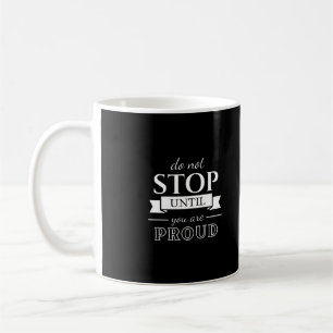 Caneca De Café Na moda de Cotação de Motivação e Texto Positivo