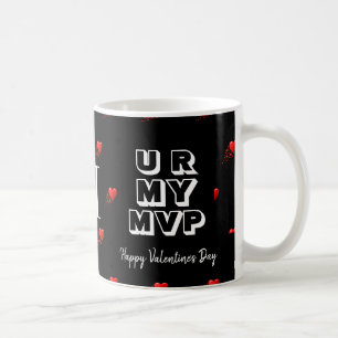 Caneca De Café Na moda Namorados Personalizado U R MY MVP Monogra