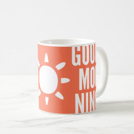 Caneca De Café Na moda Orange Good Morning Sun Tea Coffee Mug