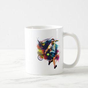 Caneca De Café Na moda Tênis Save - Atleta em Ação Design Sti