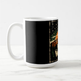 Caneca De Café Na Natureza Selvagem – Aventura Liberdade Acampame