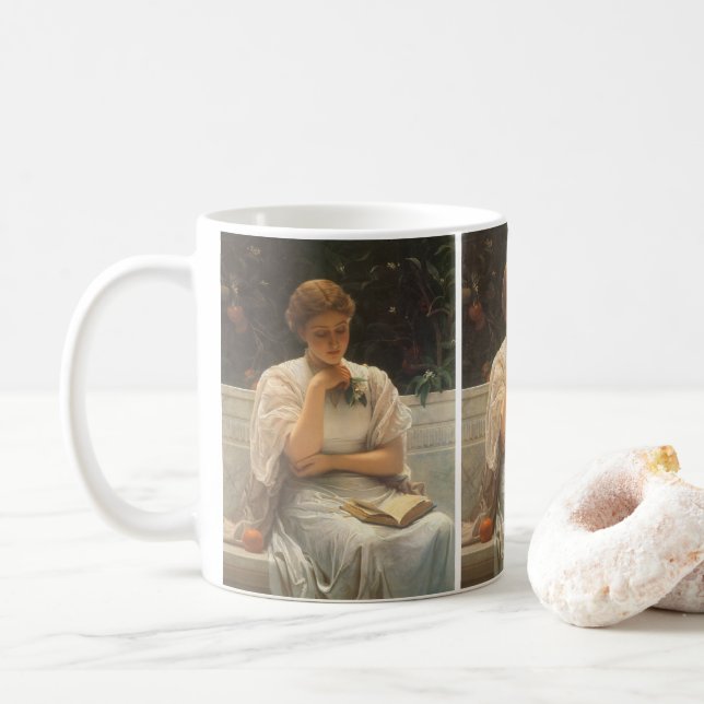 Caneca De Café Na Orangeria de Charles Edward Perugini (Com Donut)
