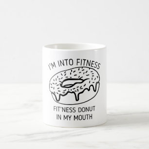 Caneca De Café Na Rosquinha do Ajustado da Malhação na minha bo
