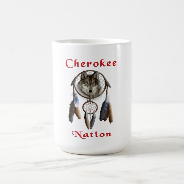 Caneca De Café Nação Cherokee (Centro)