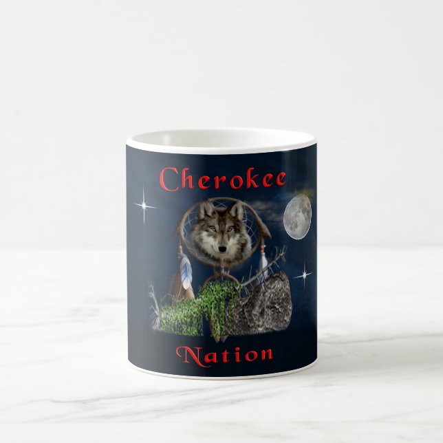 Caneca De Café Nação Cherokee (Centro)