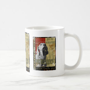 Caneca De Café Nação de Weimaraner: Vintage Weimaraner!