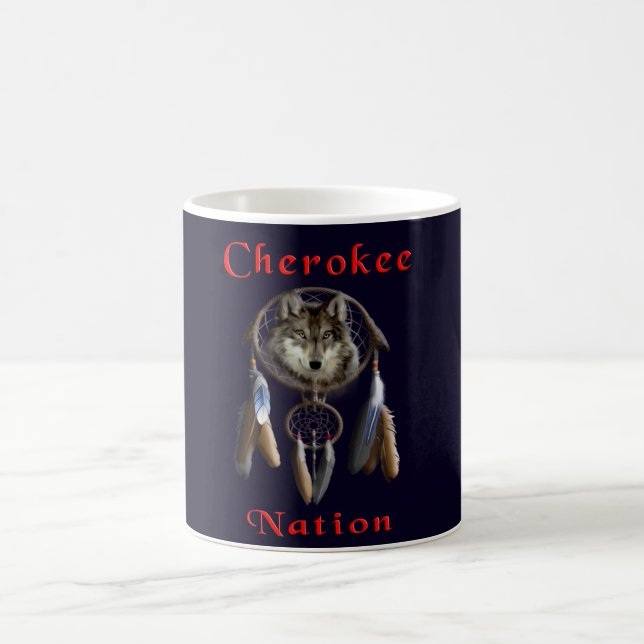 Caneca De Café Nação Indiana Cherokee (Centro)