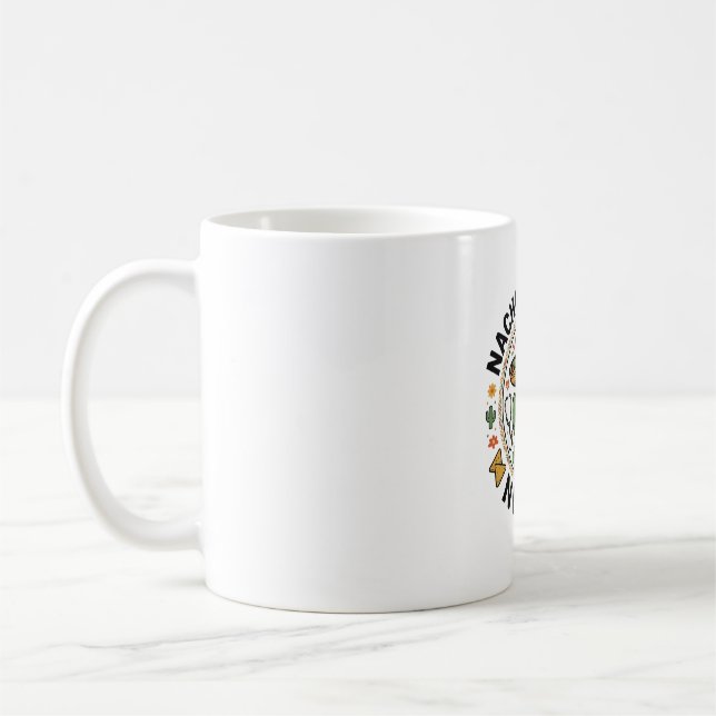 Caneca De Café Nacho Average Nurse Cactus Fiesta Camisa Design_1 (Esquerda)