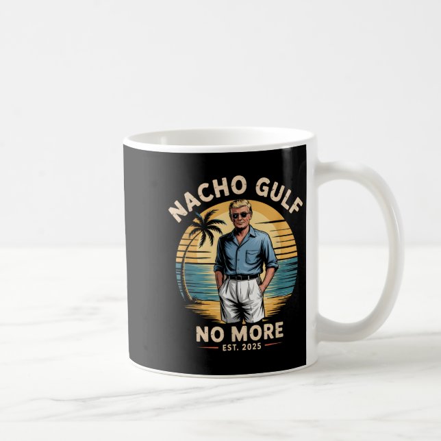 Caneca De Café Nacho Golfo Não Mais Furioso Férias Trump 2025 Eua (Direita)
