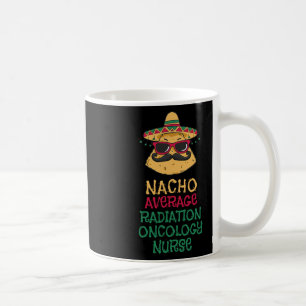 Caneca De Café Nacho Média de Radiação Oncologia Enfermeira Cinco