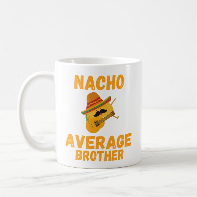 Caneca De Café Nacho Média Irmão Mug, Engraçado Irmão Gift. (Esquerda)