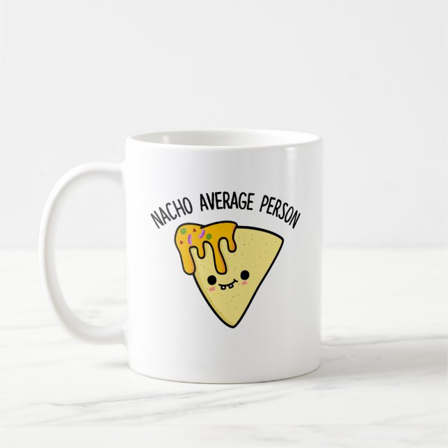 Caneca De Café Nacho Média Pessoa Engraçada Comida (Esquerda)