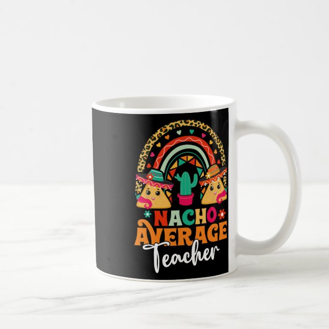 Caneca De Café Nacho Média Professora Cinco De Mayo Mexicano Fies (Direita)
