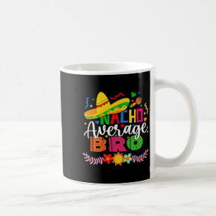 Caneca De Café Nacho médio mano engraçado mexicano vintage cinco 