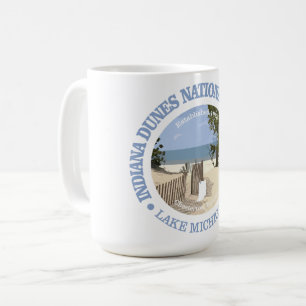 Caneca De Café Nacional das dunas de Indiana Lakeshore