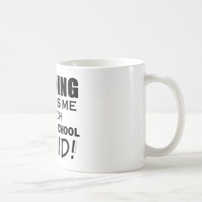 Caneca De Café Nada me assusta a Banda do ensino médio (Direita)