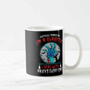 Caneca De Café Nada me assusta, sou diabética tipo 1 2