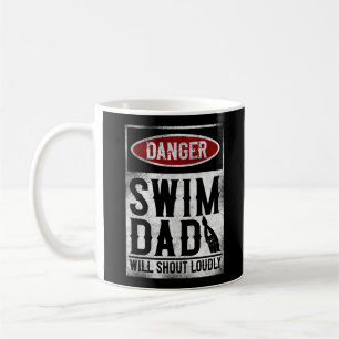 Caneca De Café Nadador Nadador Natação PERIGO