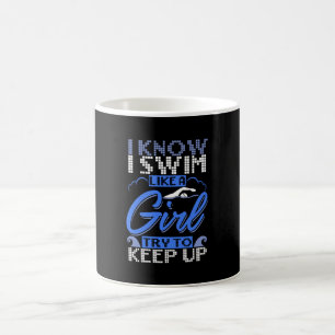 Caneca De Café Nadador Natação Presente de Esporte