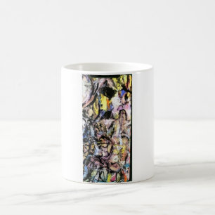 Caneca De Café Nadar Com Mulheres Abstrato Hankamer Artjunkhaus