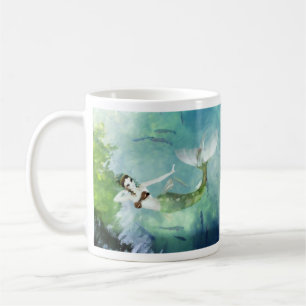 Caneca De Café Nadar com Salmon Mug