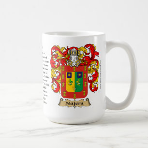 Caneca De Café Najera, a origem, o significado e a crista