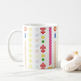 Caneca De Café Nakshi Kantha Mug Design