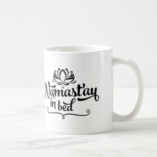 Caneca De Café Namaste Funny Cote Mug (Direita)