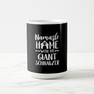 Caneca De Café Namaste Home Giant Schnauzer - Schnauzer Lover