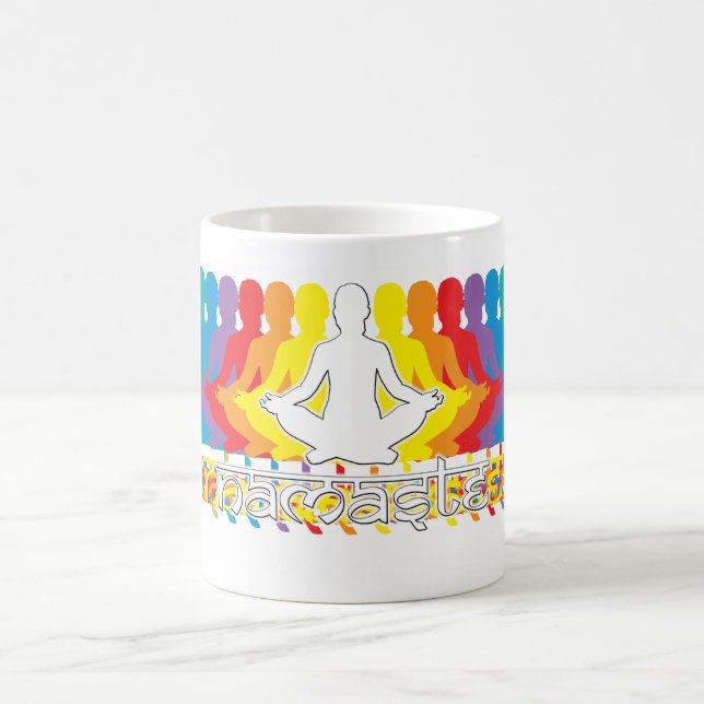 Caneca De Café Namaste Rainbow Intentions (Centro)