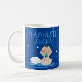 Caneca De Café NAMASTE SUCKA engraçado yoga zen