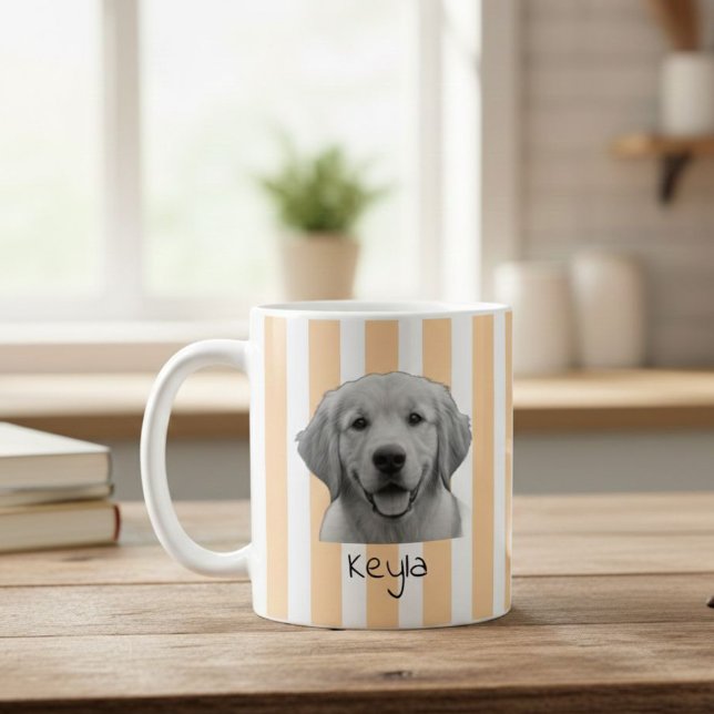 Caneca De Café Name Personalized Pet Mugs Custom Dog Mug Cat Gift (Criador carregado)