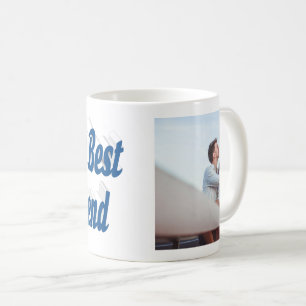 Caneca De Café Namorada Fotografia do mar azul