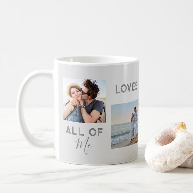 Caneca De Café Namorada Namorado do Casal Chic Newds Weds (Com Donut)