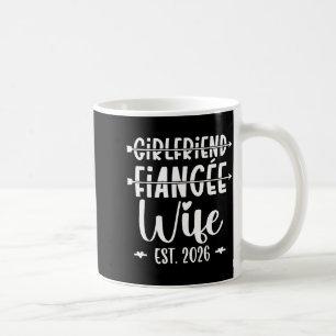 Caneca De Café Namorada noiva esposa 2026 casada casamento