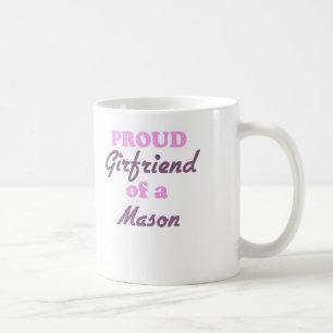 Caneca De Café Namorada orgulhoso de um pedreiro