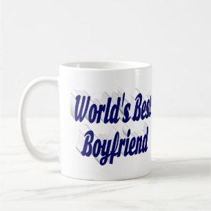 Caneca De Café Namorado com semisscript azul escuro