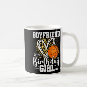Caneca De Café Namorado De Menina Aniversário Basquete Coração De