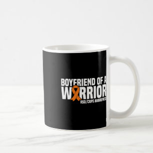 Caneca De Café Namorado De Um Guerreiro De Fita Laranja